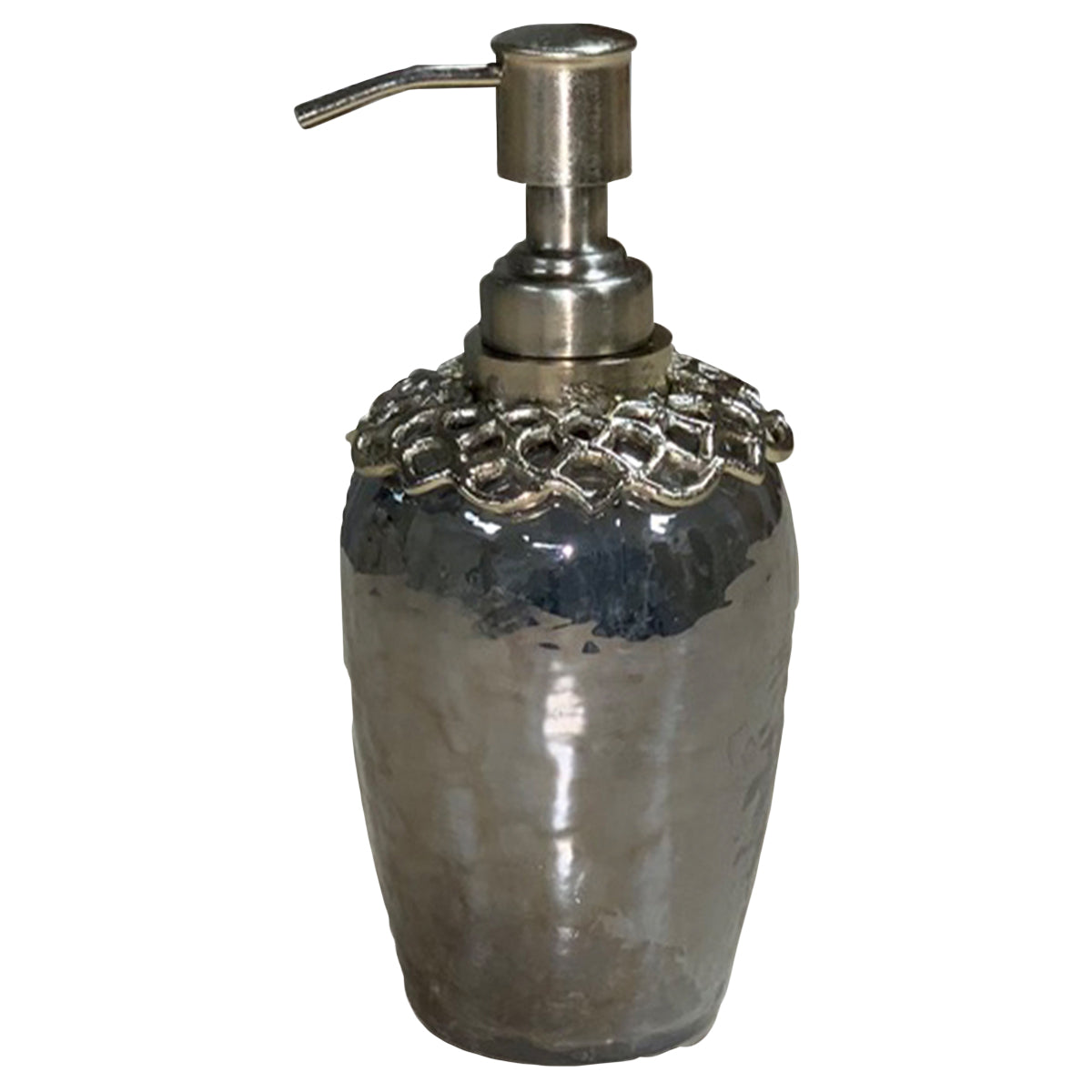 Arabesque Harmony Brass & Glass Soap Dispenser