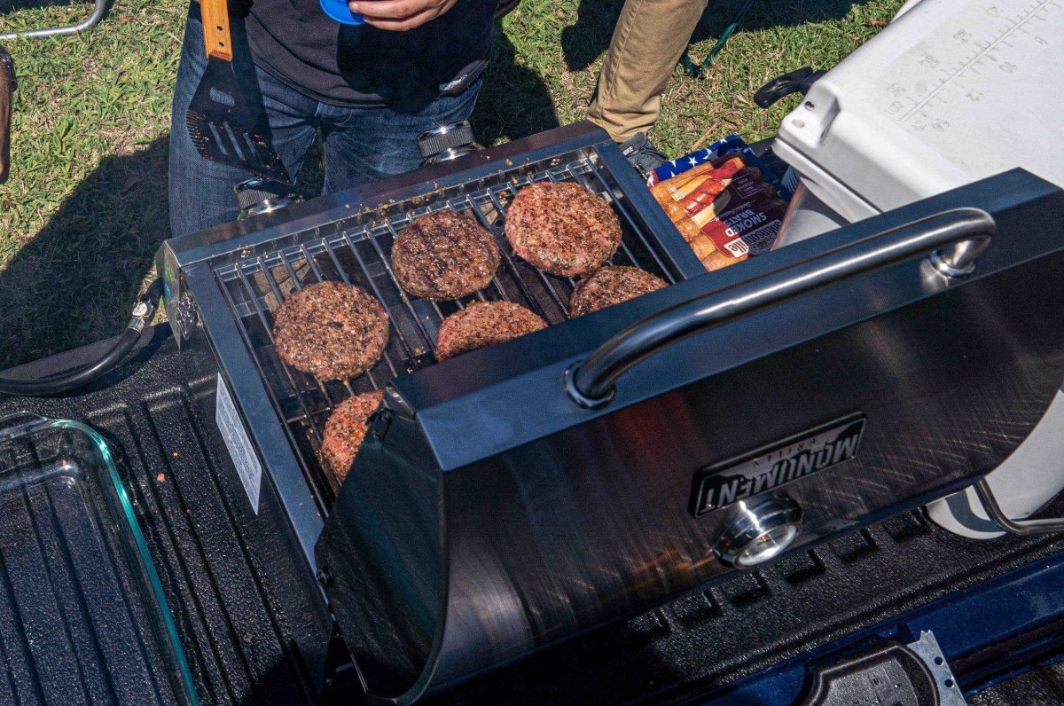 Monument Grills Stainless Tabletop Propane Gas Grill | Model 13742