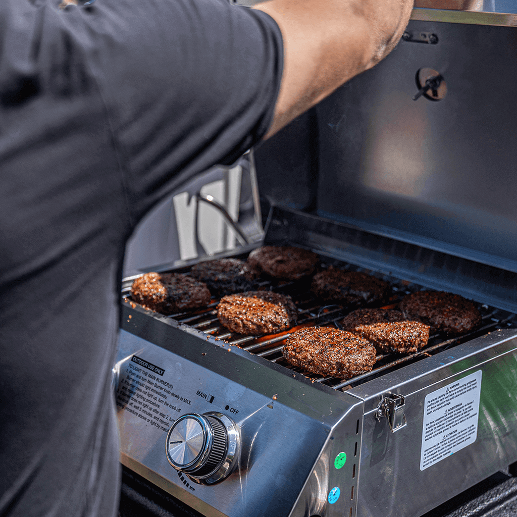 Monument Grills Stainless Tabletop Propane Gas Grill | Model 13742