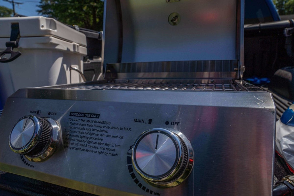 Monument Grills Stainless Tabletop Propane Gas Grill | Model 13742
