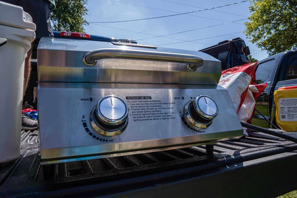 Monument Grills Stainless Tabletop Propane Gas Grill | Model 13742