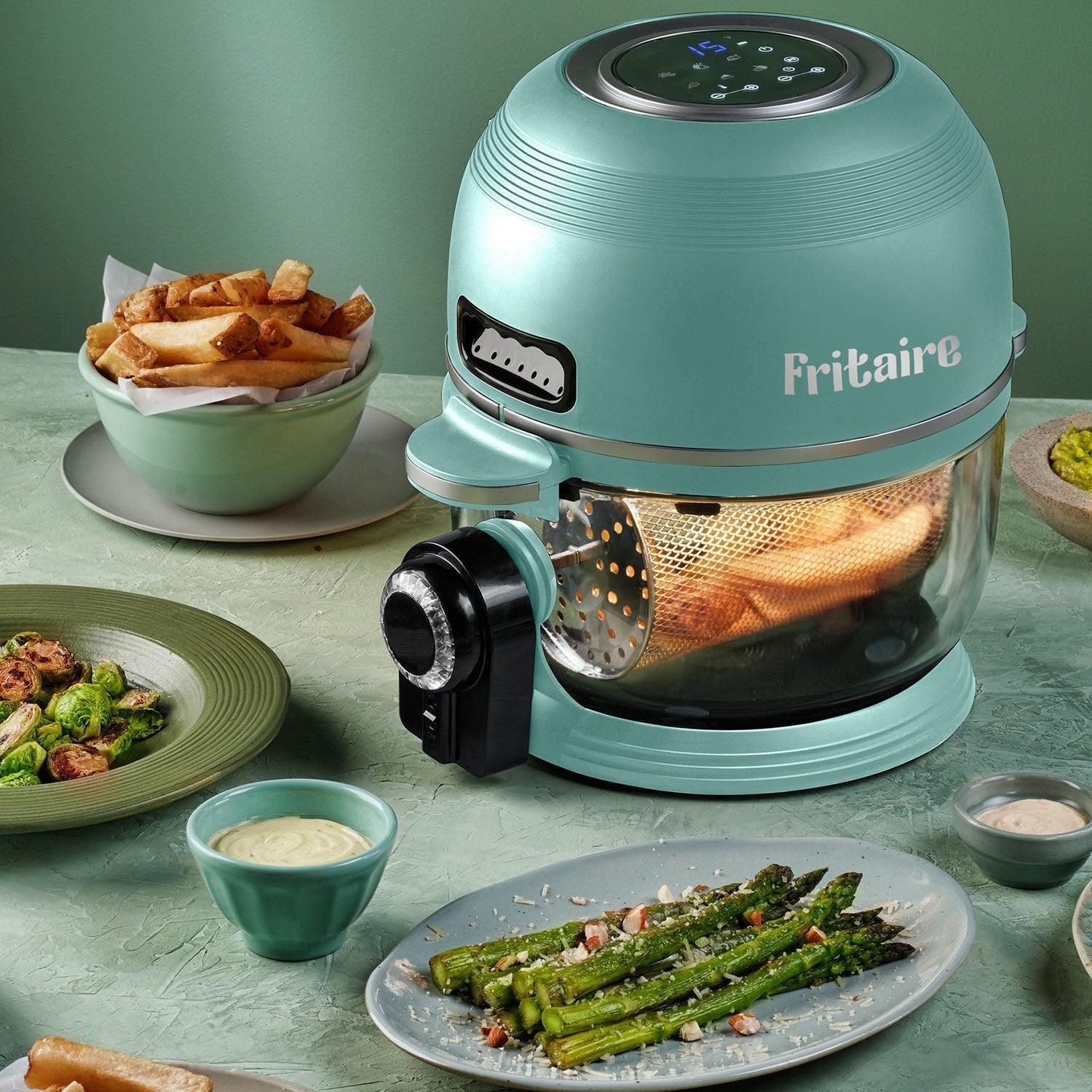 Fritaire Self-Cleaning Air Fryer - Sage Green