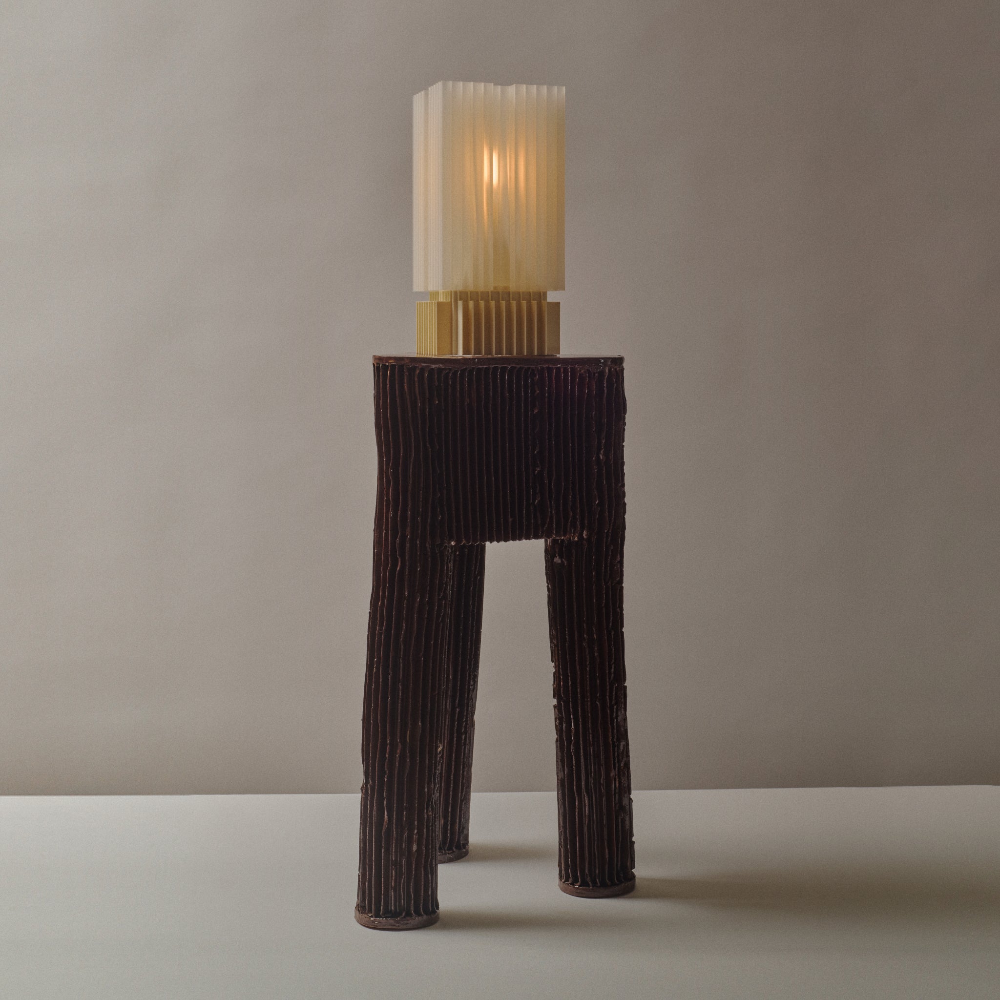 Brut Lamp – Brutalist Architectural Table Lamp