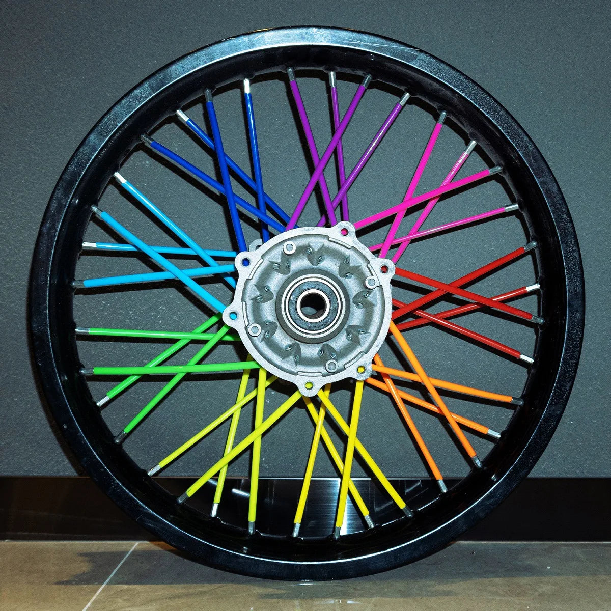 Motorcycle Wheel Spoke Wrap Kit — 72pcs, Universal Fit for Motocross & Dirt Bikes