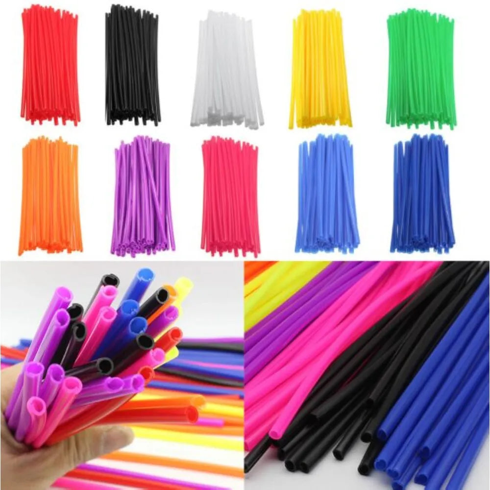 Motorcycle Wheel Spoke Wrap Kit — 72pcs, Universal Fit for Motocross & Dirt Bikes