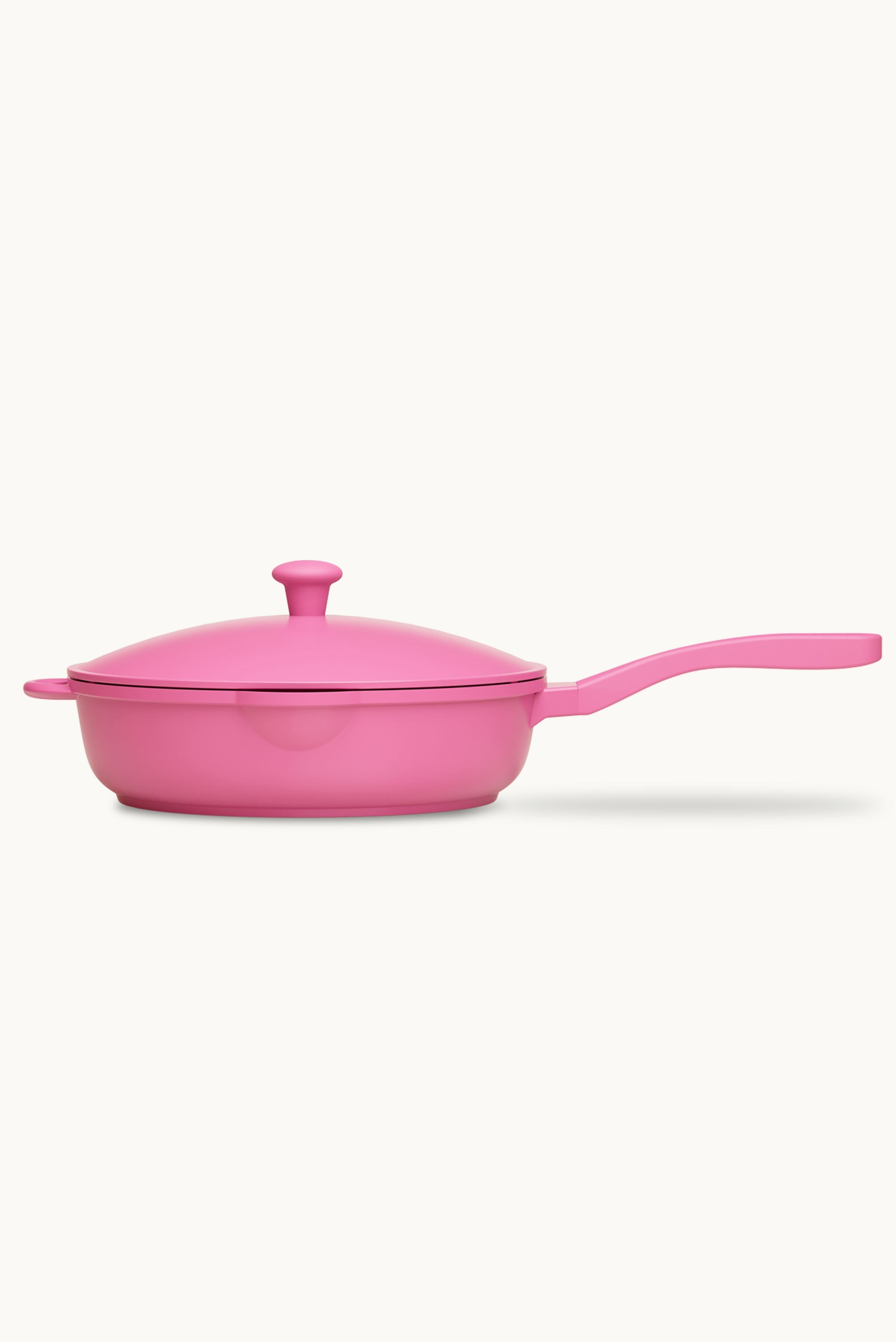 Lynnee 11" Ceramic Non-Stick Fry Pan — Hot Pink, PFAS-Free with Free Spatula