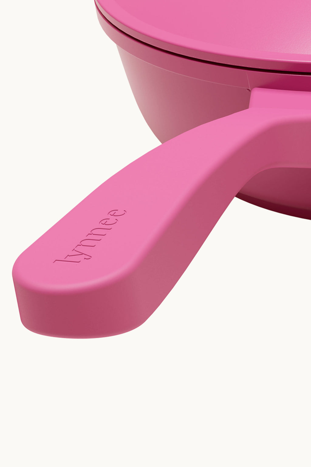 Lynnee 11" Ceramic Non-Stick Fry Pan — Hot Pink, PFAS-Free with Free Spatula