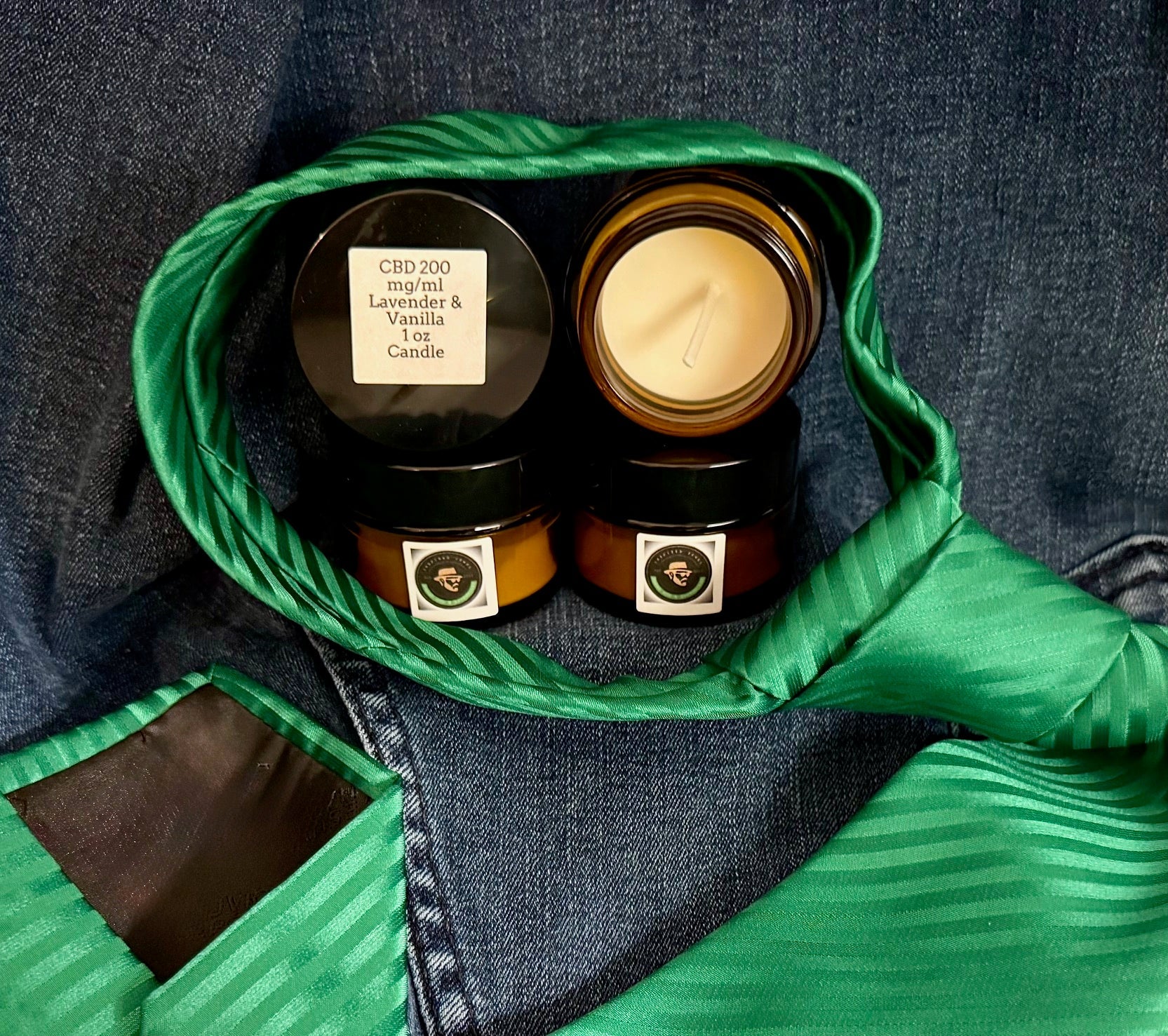 CBD 200 mg/ml Lavender & Vanilla Candle