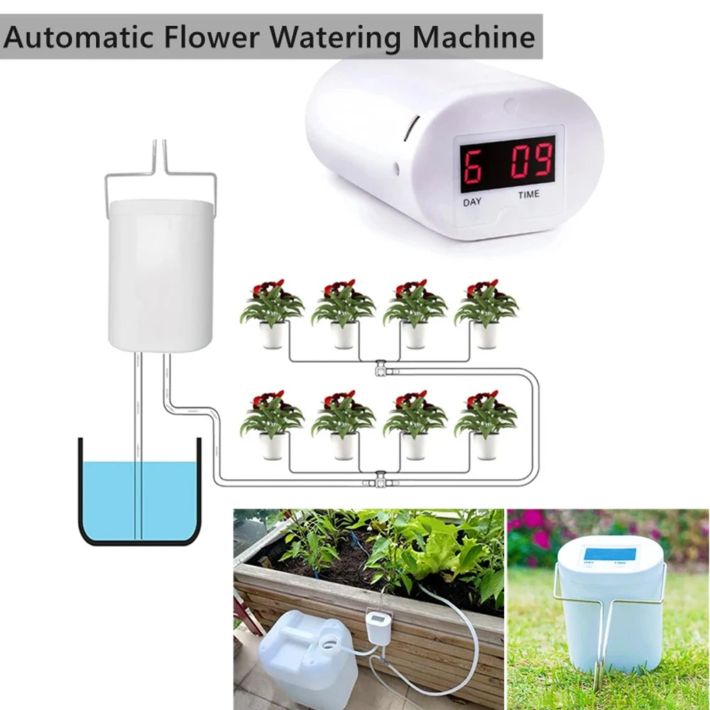 Automatic Watering Sprinkler Pump Controller – Drip Irrigation Timer System for Garden & Indoor Plants