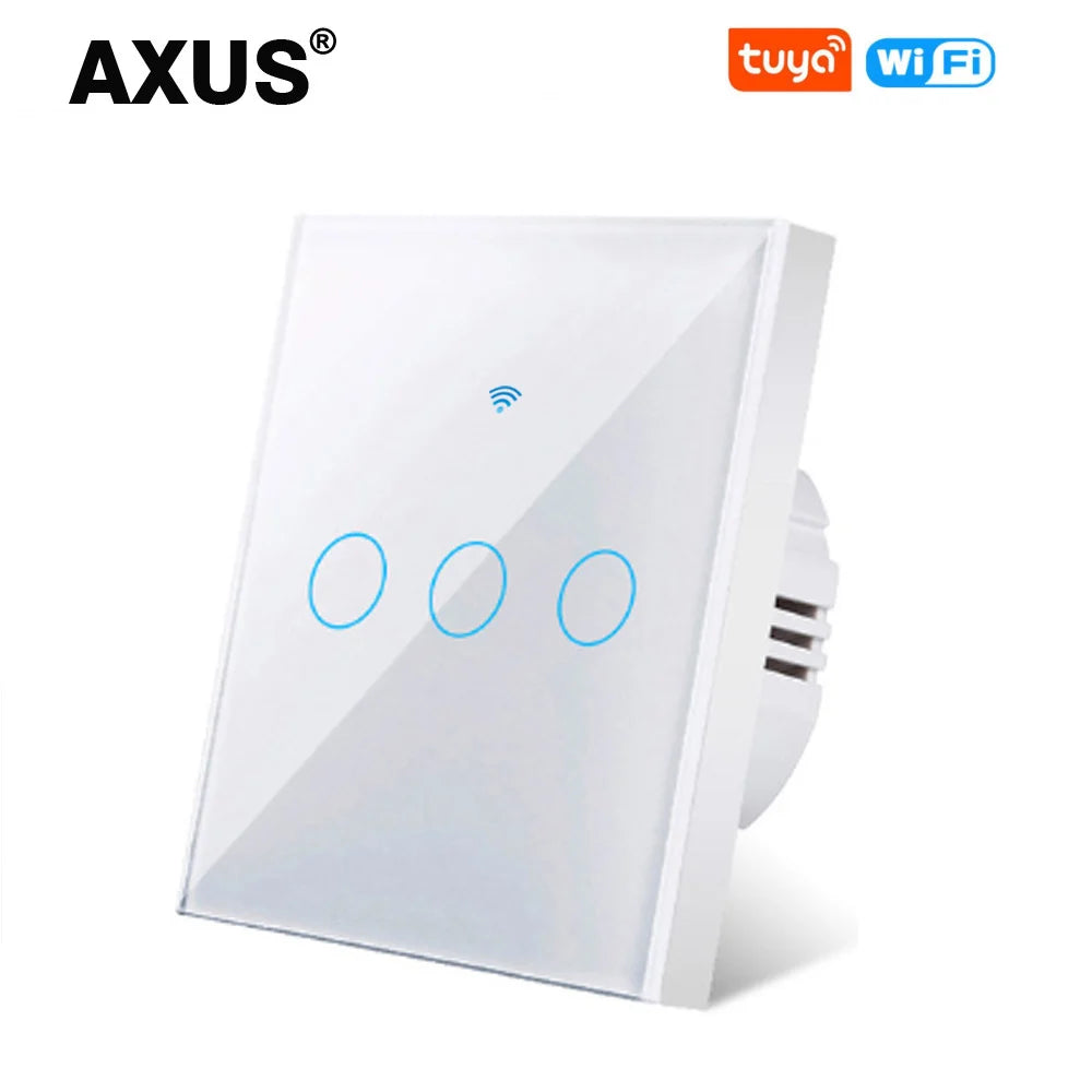 Smart WiFi Touch Light Switch — No Neutral Wire, Alexa & Google Home, RF433