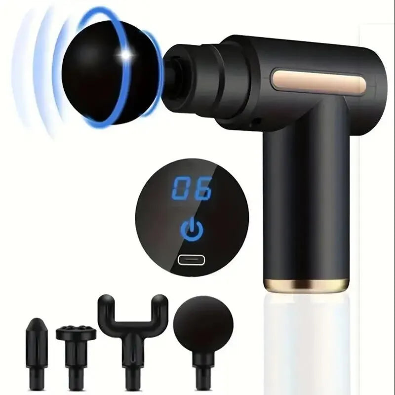 Mini Muscle Massage Gun – Portable Handheld Percussion Massager