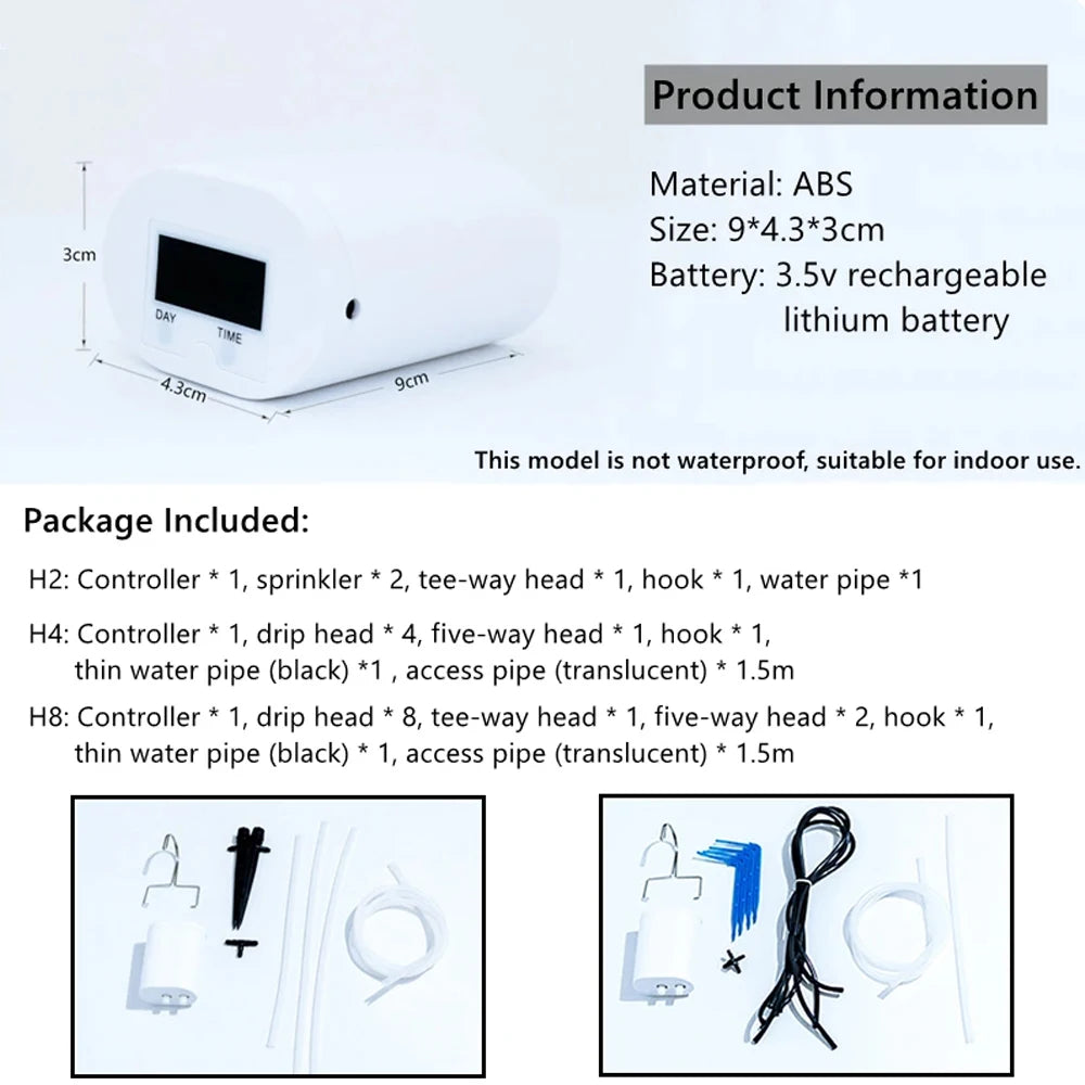 Automatic Watering Sprinkler Pump Controller – Drip Irrigation Timer System for Garden & Indoor Plants