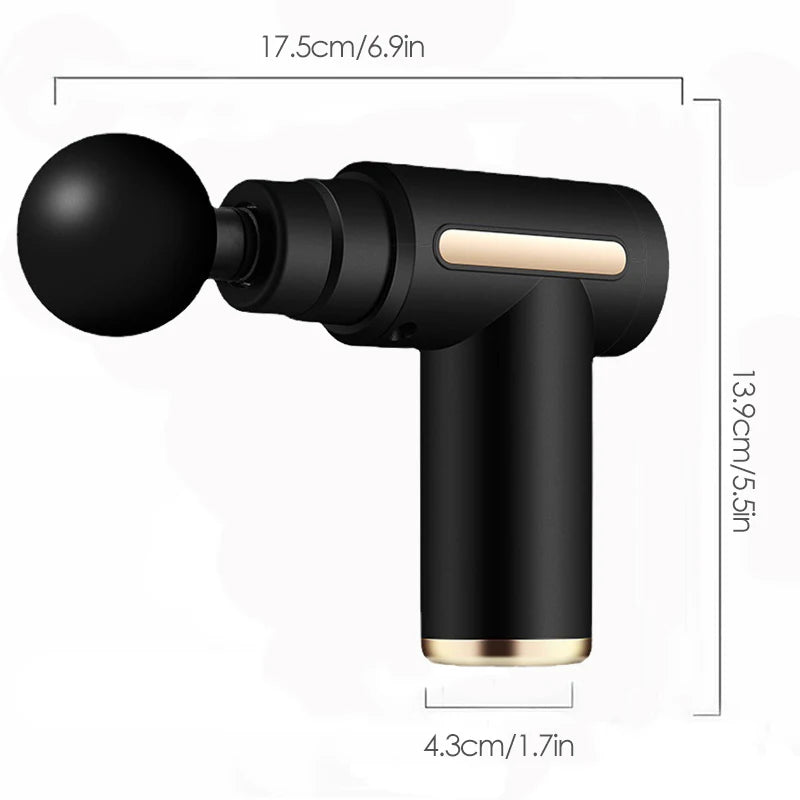 Mini Muscle Massage Gun – Portable Handheld Percussion Massager