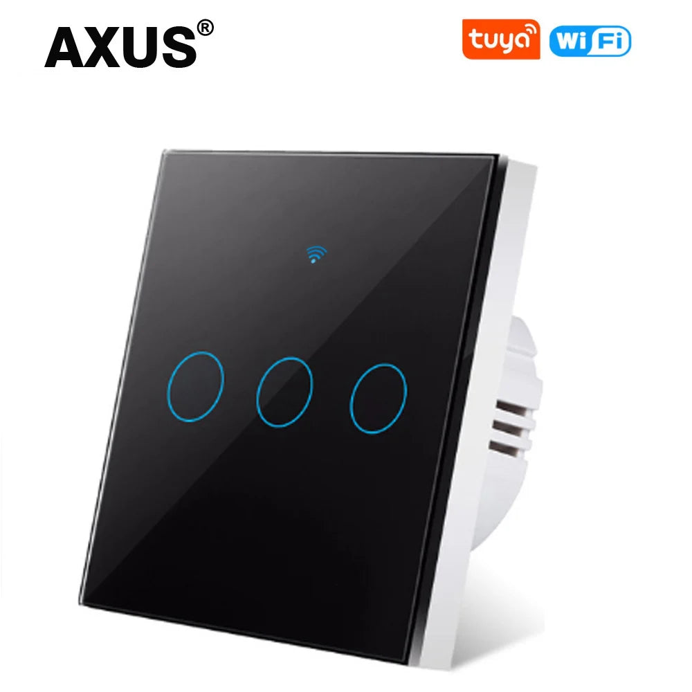 Smart WiFi Touch Light Switch — No Neutral Wire, Alexa & Google Home, RF433