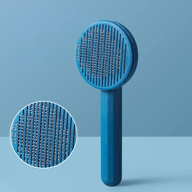 Pet Grooming Dematting Brush — Cat & Dog Hair Removal Comb