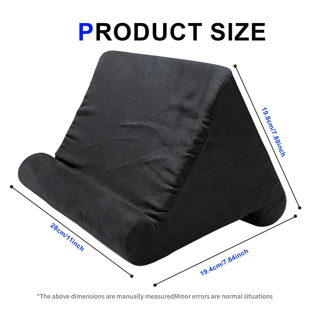 Multi-Angle Laptop & Tablet Pillow Stand – Soft Sponge Lap Desk