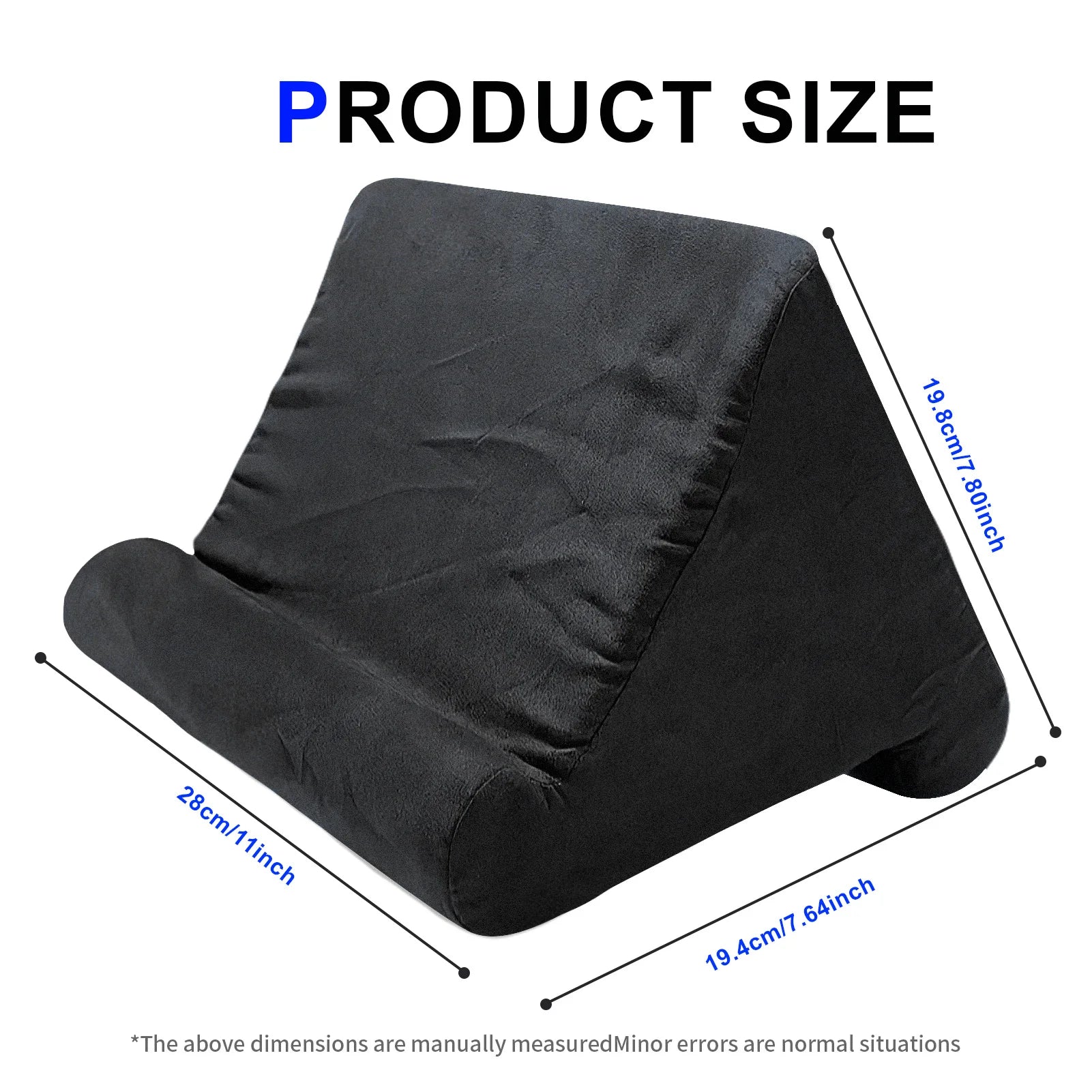 Multi-Angle Laptop & Tablet Pillow Stand – Soft Sponge Lap Desk