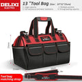 DELIXI ELECTRIC Waterproof Tool Bag | 14-Pocket Multifunctional Storage | 4 Sizes