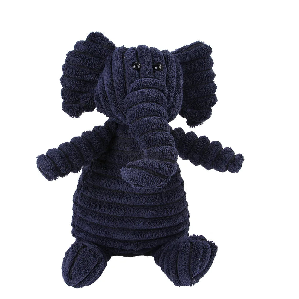 Dog Molar Chew Toy — Plush Animal Squeaky Toy for Teeth Cleaning