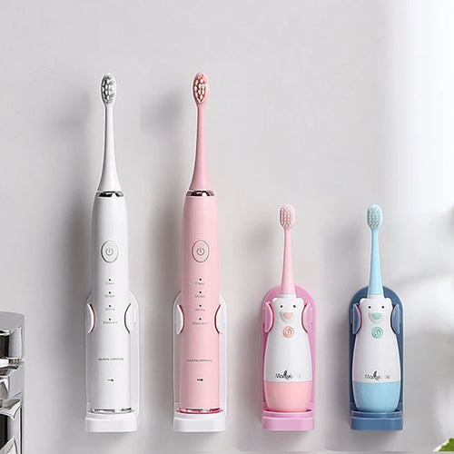 Adjustable Wall-Mount Toothbrush Holder — Fits 99% of Electric Toothbrushes