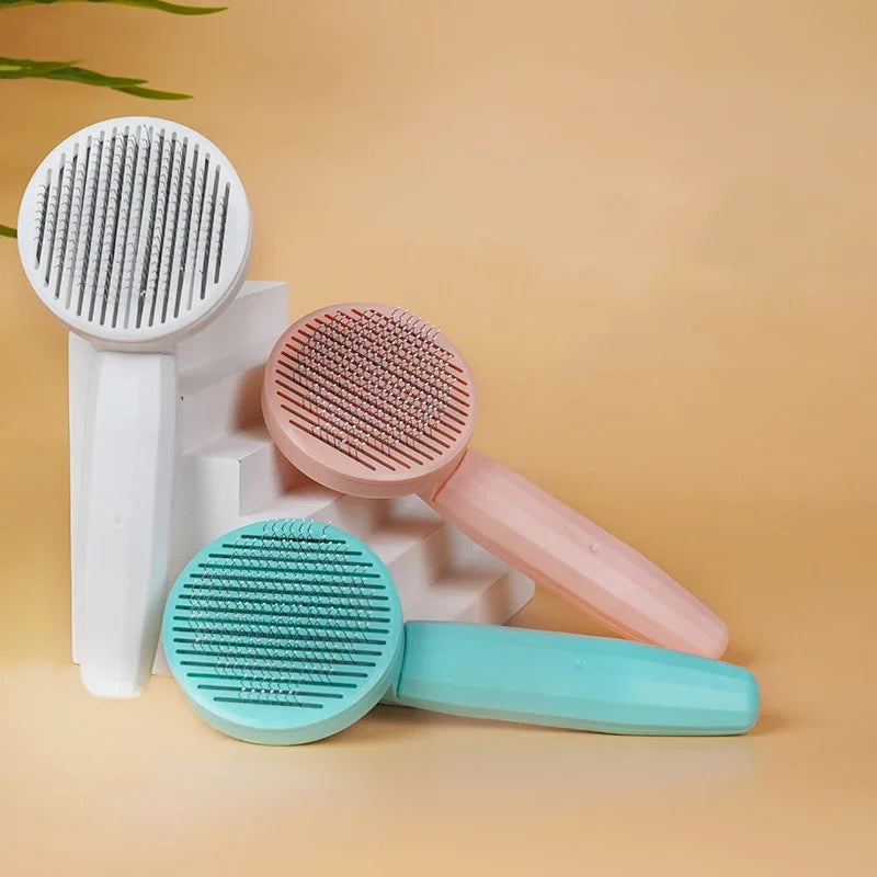 Pet Grooming Dematting Brush — Cat & Dog Hair Removal Comb