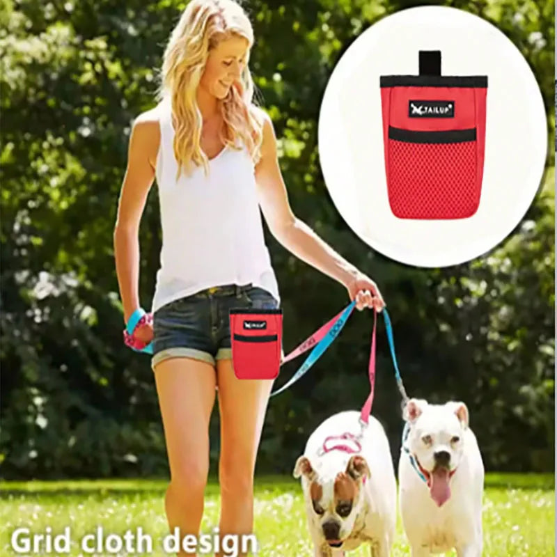 Dog Training Treat Pouch — Reward Waist Bag for Puppy Training