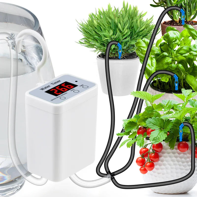 Automatic Watering Sprinkler Pump Controller – Drip Irrigation Timer System for Garden & Indoor Plants