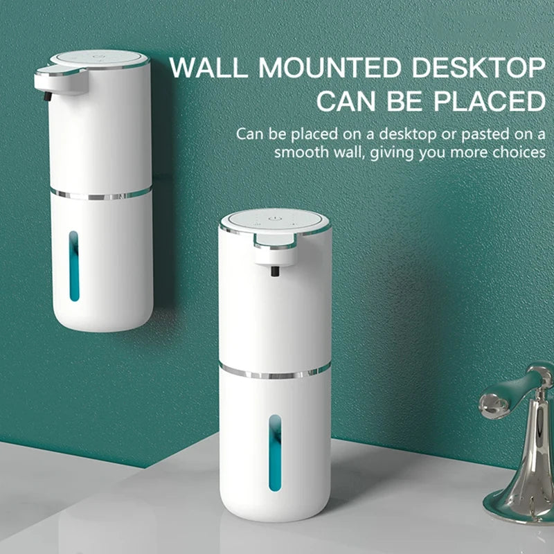 Automatic Foam Soap Dispenser — 350ml, Type-C Rechargeable, Touchless & Waterproof