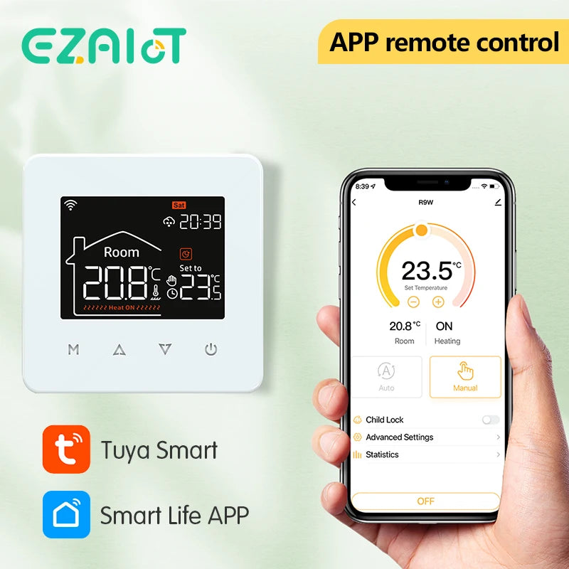 Smart WiFi Thermostat — Works with Alexa & Google Home, Weekly Scheduling