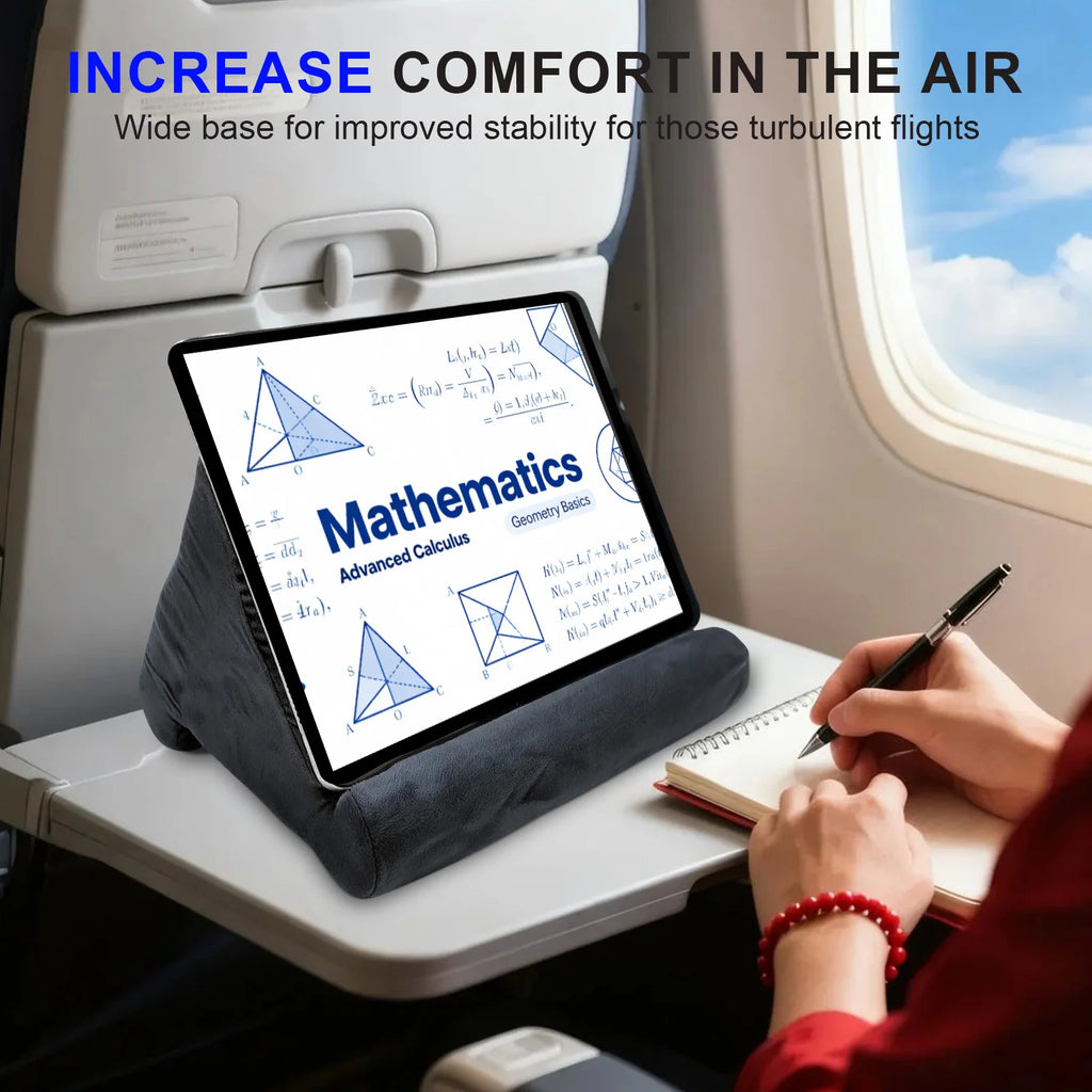 Multi-Angle Laptop & Tablet Pillow Stand – Soft Sponge Lap Desk