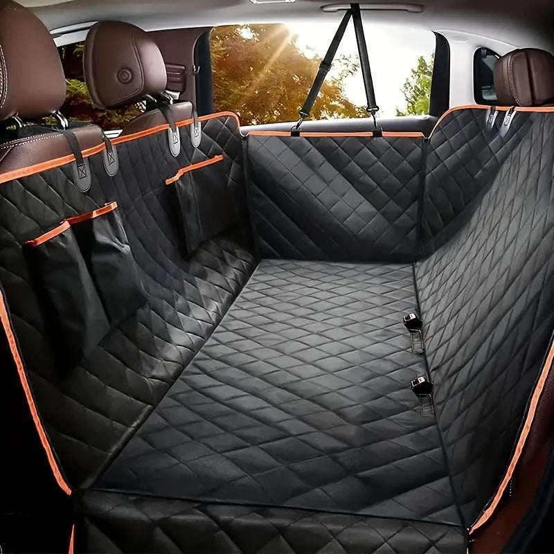 JTPAWS Waterproof Dog Car Seat Cover | Scratch-Resistant Hammock Style