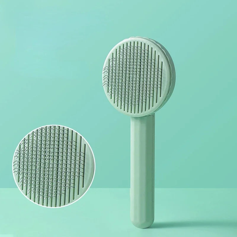 Pet Grooming Dematting Brush — Cat & Dog Hair Removal Comb
