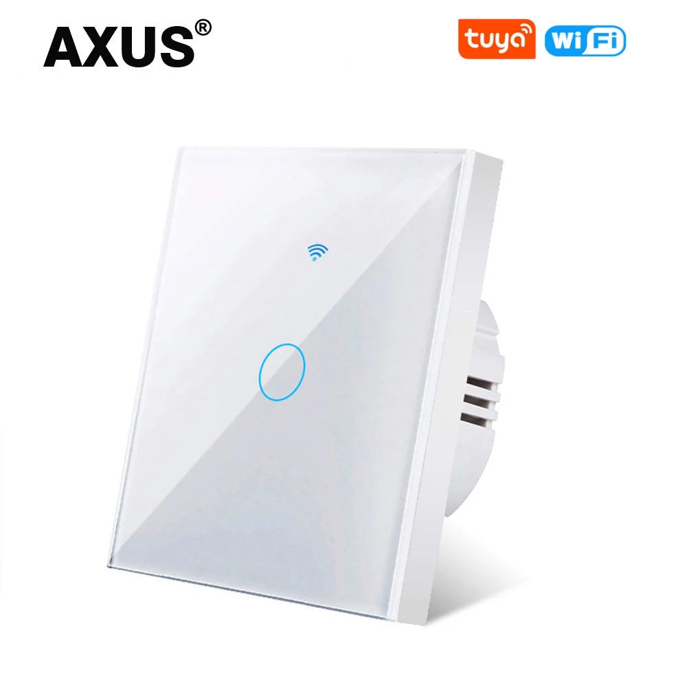 Smart WiFi Touch Light Switch — No Neutral Wire, Alexa & Google Home, RF433