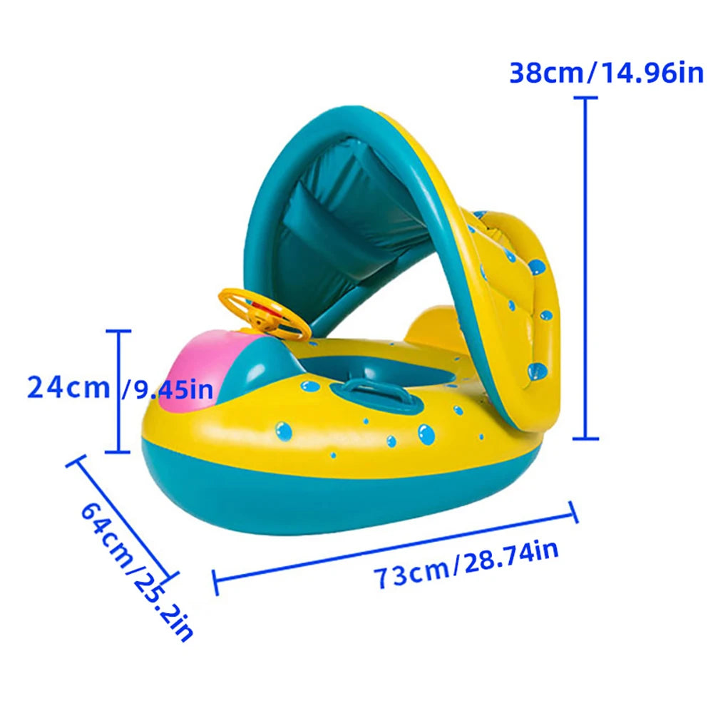 Sunny Swim Inflatable Baby Float Ring